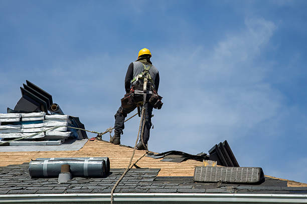 Professional Roofing technician working in Azusa, CA